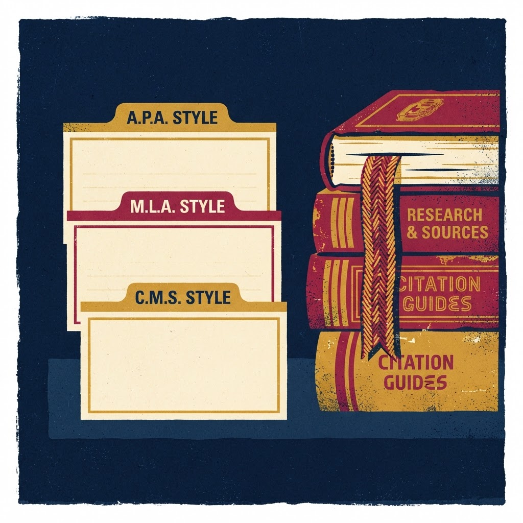 Illustration for “MLA vs APA vs Chicago: Which Citation Style to Use”